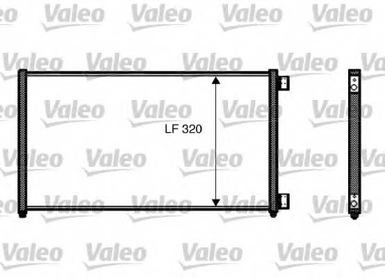 VALEO 818017 Конденсатор, кондиционер VALEO 818017 Конденсатор, кондиционер