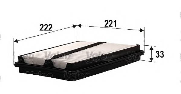 VALEO 585334 Воздушный фильтр VALEO 585334 Воздушный фильтр