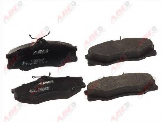 ABE C1W028ABE Комплект тормозных колодок...
