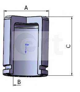ERT 150769-C Поршень, корпус скоби гальм...