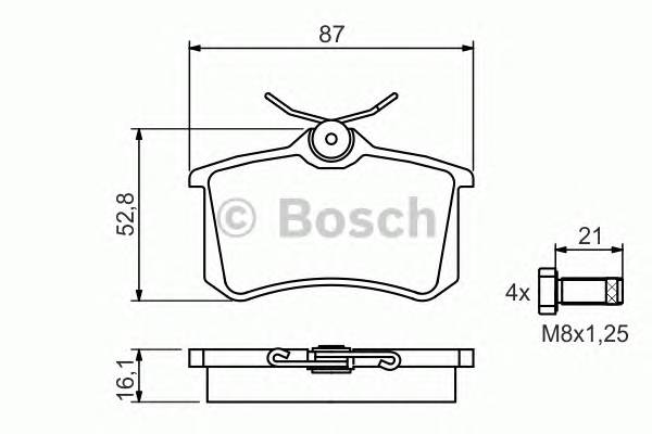 BOSCH 0 986 494 399 Комплект тормозных колодок... BOSCH 0 986 494 399 Комплект тормозных колодок...
