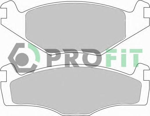 PROFIT 5000-0419 Колодки гальмівні дискові