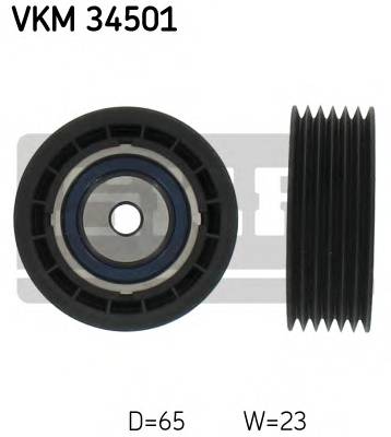 SKF VKM 34501 Паразитный / ведущий ролик, 