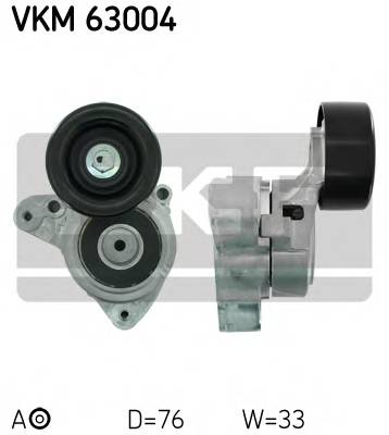 SKF VKM 63004 Натяжной ролик, поликлинов