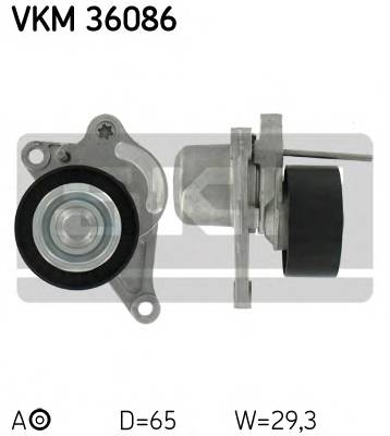 SKF VKM 36086 Натяжной ролик, поликлинов