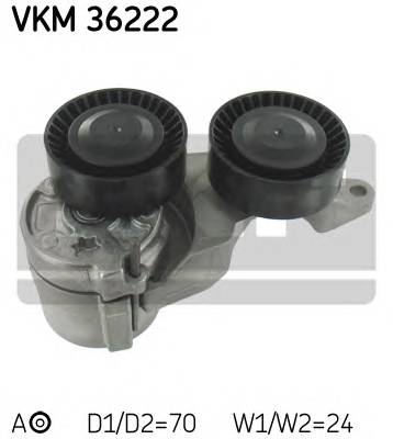 SKF VKM 36222 Натяжной ролик, поликлинов... SKF VKM 36222 Натяжной ролик, поликлинов...