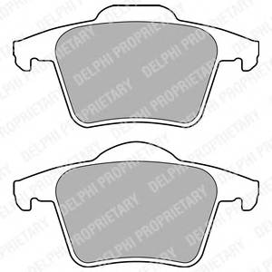 DELPHI LP1835 Комплект гальмівних колодо... DELPHI LP1835 Комплект гальмівних колодо...