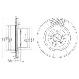 DELPHI BG9759 Тормозной диск DELPHI BG9759 Тормозной диск