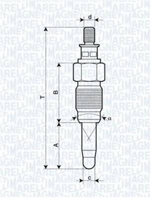 MAGNETI MARELLI 062900056304 Свеча накаливания MAGNETI MARELLI 062900056304 Свеча накаливания
