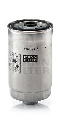 MANN-FILTER WK 824/3 Топливный фильтр MANN-FILTER WK 824/3 Топливный фильтр