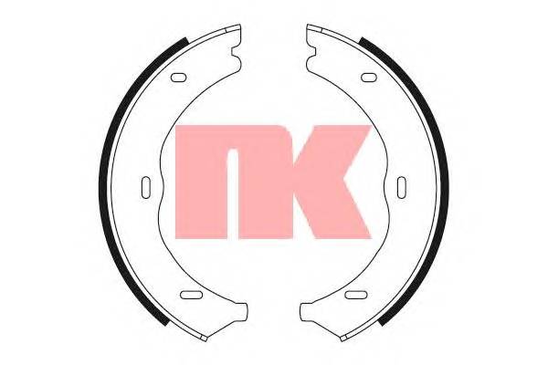 NK 2733722 Комплект гальмівних колодо... NK 2733722 Комплект гальмівних колодо...