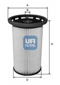 UFI 26.025.00 Топливный фильтр UFI 26.025.00 Топливный фильтр