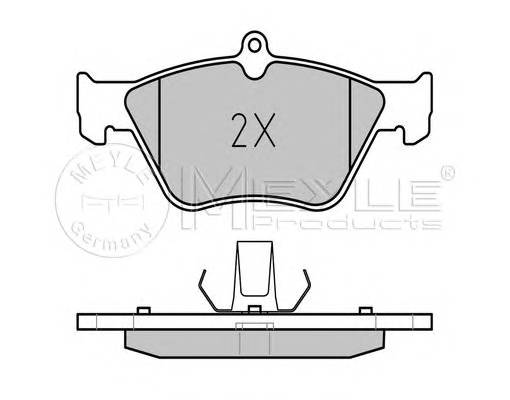 MEYLE 025 214 1117 Комплект тормозных колодок... MEYLE 025 214 1117 Комплект тормозных колодок...