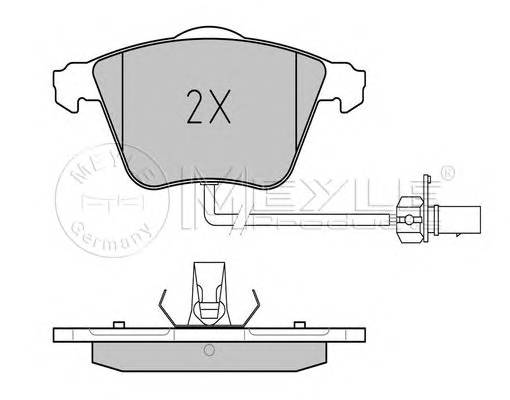 MEYLE 025 239 5020/PD Комплект тормозных колодок...