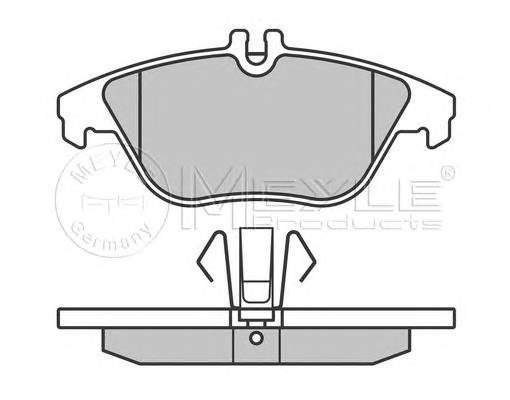 MEYLE 025 242 5317 Комплект гальмівних колодо...