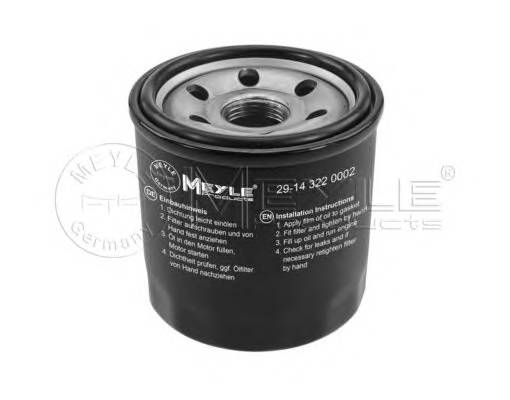 MEYLE 29-14 322 0002 Масляный фильтр MEYLE 29-14 322 0002 Масляный фильтр