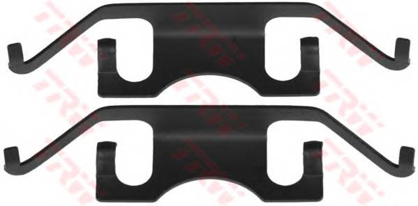 TRW PFK487 Комплектующие, колодки дис...