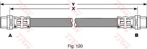 TRW PHA295 Тормозной шланг