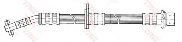 TRW PHD406 Гальмівний шланг TRW PHD406 Гальмівний шланг