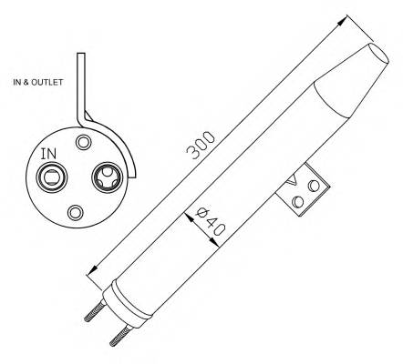 NRF 33306 Осушитель, кондиционер
