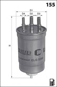 MECAFILTER ELG5336 Паливний фільтр MECAFILTER ELG5336 Паливний фільтр