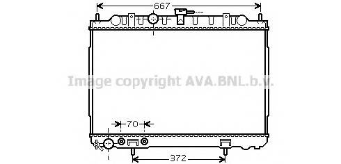 AVA QUALITY COOLING DN2239 Радіатор, охолодження двиг... AVA QUALITY COOLING DN2239 Радіатор, охолодження двиг...