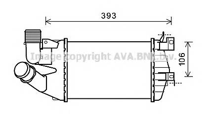AVA QUALITY COOLING OL4584 Інтеркулер AVA QUALITY COOLING OL4584 Інтеркулер