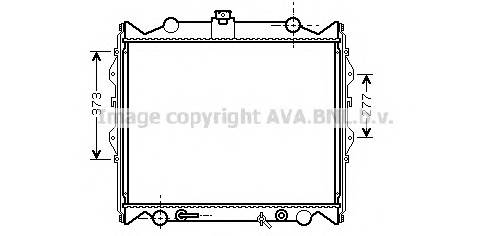 AVA QUALITY COOLING TO2311 Радиатор, охлаждение двига... AVA QUALITY COOLING TO2311 Радиатор, охлаждение двига...