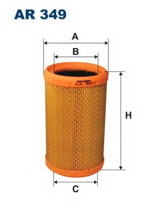 FILTRON AR349 Повітряний фільтр FILTRON AR349 Повітряний фільтр