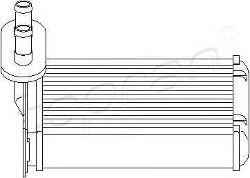 TOPRAN 103 147 Теплообменник, отопление с�