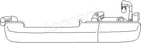 TOPRAN 108 484 Ручка двери