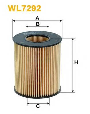WIX FILTERS WL7292 Масляный фильтр WIX FILTERS WL7292 Масляный фильтр