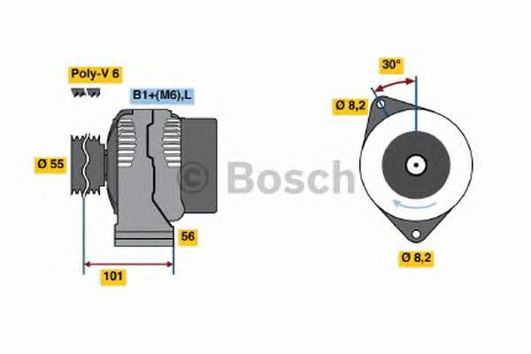 BOSCH 0 124 325 089 Генератор