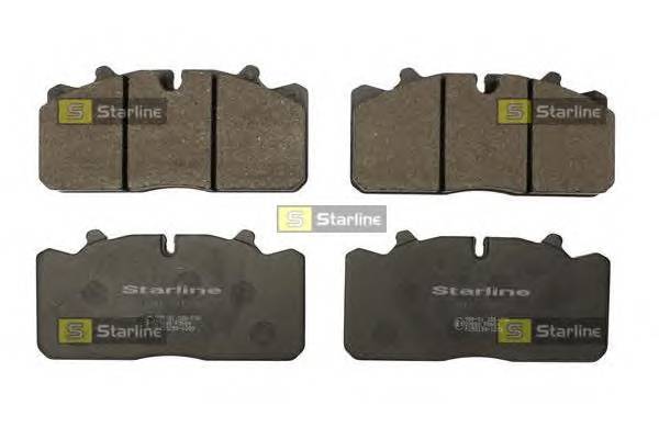 STARLINE BD T007 Комплект гальмівних колодо... STARLINE BD T007 Комплект гальмівних колодо...