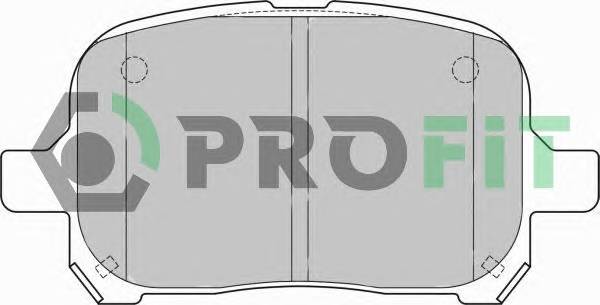 PROFIT 5000-1437 Колодки гальмівні дискові PROFIT 5000-1437 Колодки гальмівні дискові