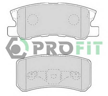 PROFIT 5000-1604 Колодки гальмівні дискові PROFIT 5000-1604 Колодки гальмівні дискові