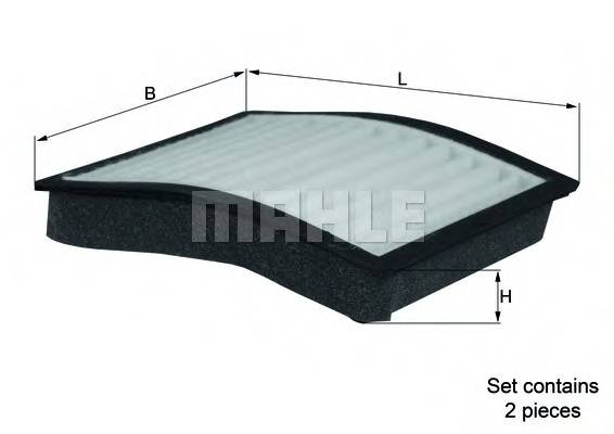 KNECHT LA 615/S Фільтр, повітря у внутрішнь...