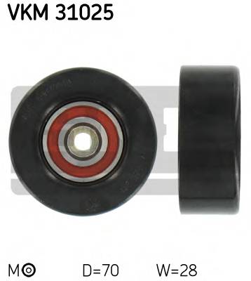 SKF VKM 31025 Натяжной ролик, поликлинов
