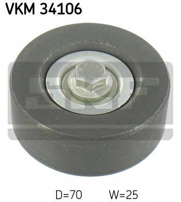 SKF VKM 34106 Паразитный / ведущий ролик, ... SKF VKM 34106 Паразитный / ведущий ролик, ...