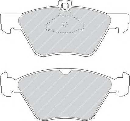 FERODO FDB1050 Комплект тормозных колодок