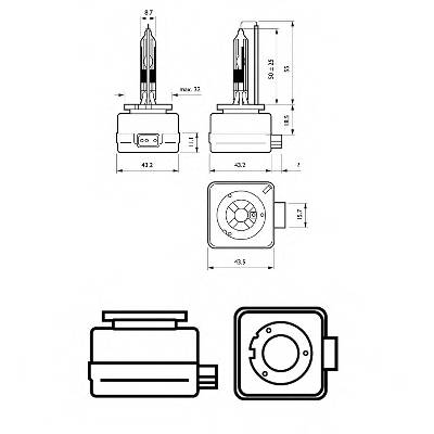 PHILIPS 85409VIC1 Лампа розжарювання, фара да... PHILIPS 85409VIC1 Лампа розжарювання, фара да...