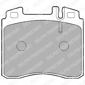 DELPHI LP842 Комплект гальмівних колодо... DELPHI LP842 Комплект гальмівних колодо...