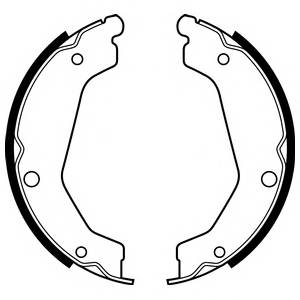 DELPHI LS2085 Комплект гальмівних колодо...