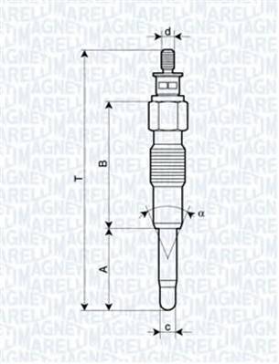 MAGNETI MARELLI 062900040304 Свеча накаливания MAGNETI MARELLI 062900040304 Свеча накаливания