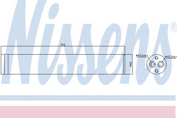 NISSENS 95438 Осушитель, кондиционер