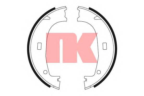 NK 2715553 Комплект тормозных колодок... NK 2715553 Комплект тормозных колодок...