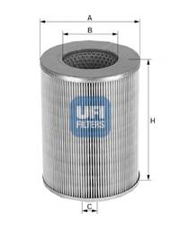 UFI 27.386.00 Повітряний фільтр