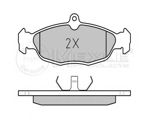 MEYLE 025 205 4716/PD Комплект тормозных колодок