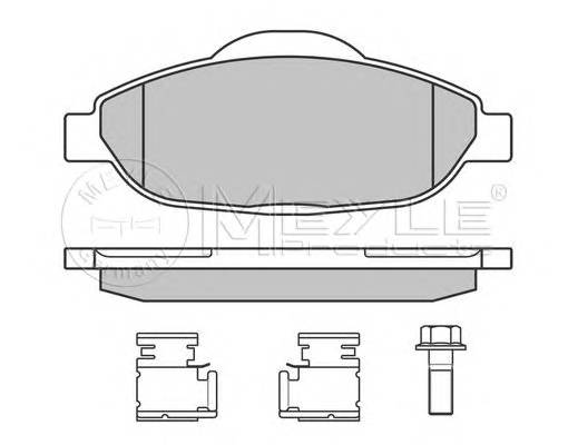 MEYLE 025 246 6017 Комплект тормозных колодок... MEYLE 025 246 6017 Комплект тормозных колодок...