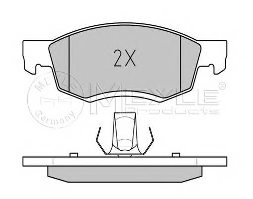 MEYLE 025 246 7318 Комплект гальмівних колодо... MEYLE 025 246 7318 Комплект гальмівних колодо...